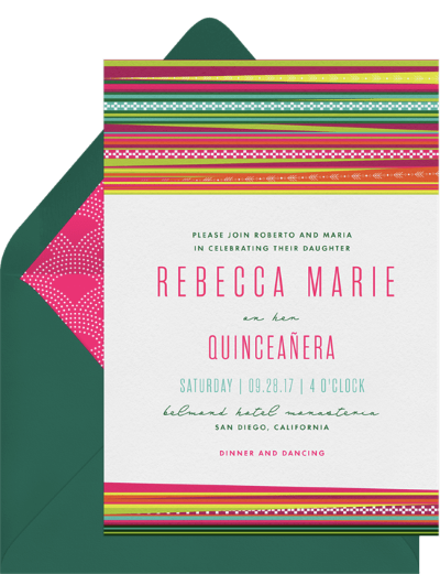 quinceanera gifts: Llama Love Invitation by Greenvelope