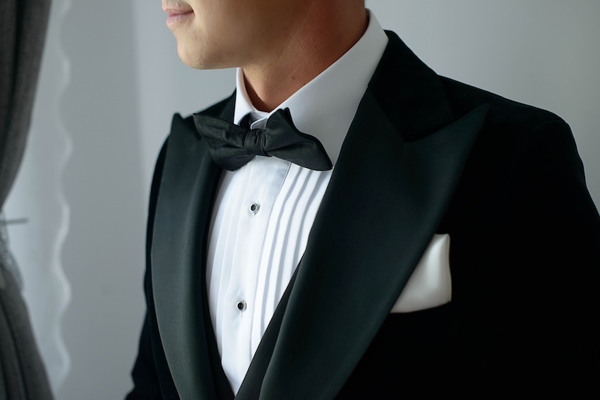 Man wearing a tux