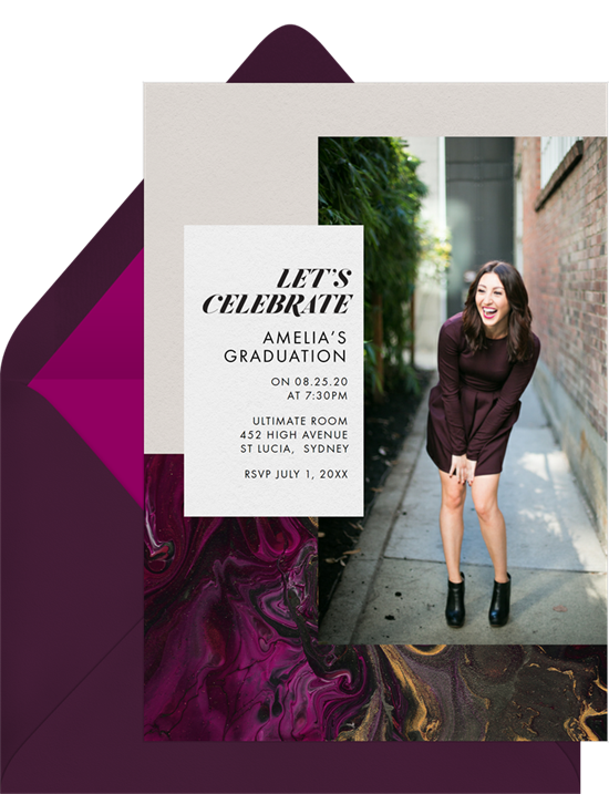 Mod Marble Invitation