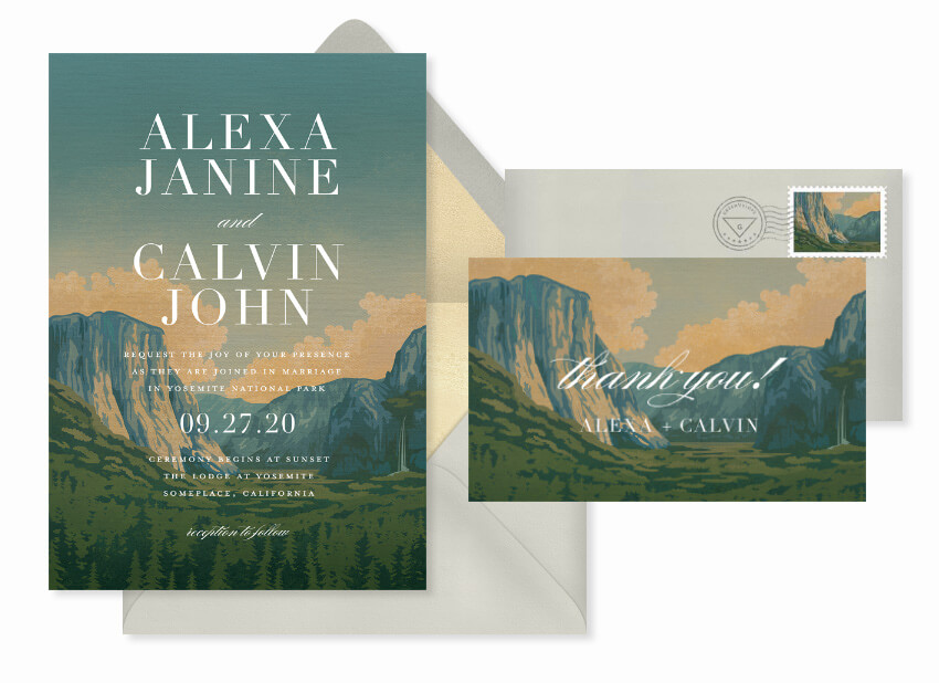 Unexpected Wedding Invitations