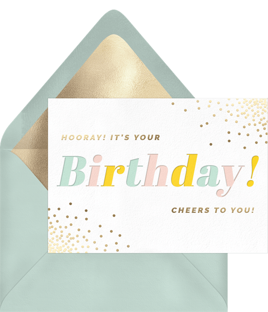 Hooray Birthday 