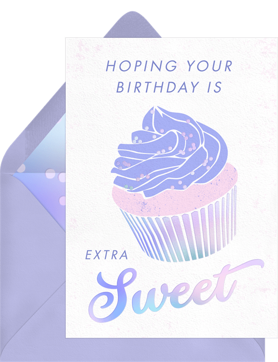 Funny birthday cards: Birthday Sweets Card