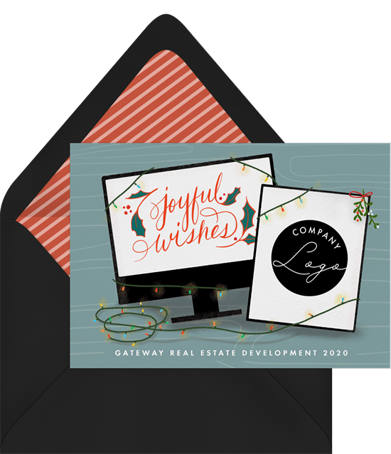 Digital holiday card