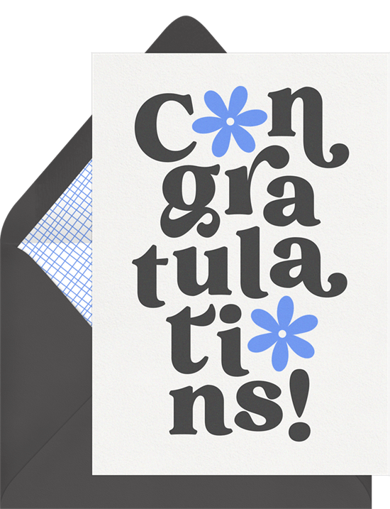 graduation card ideas: Blooming Congratulations Card by Greenvelope