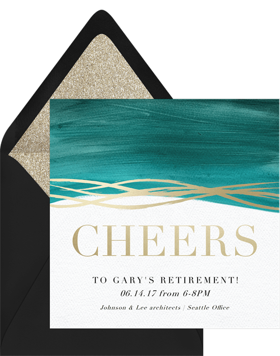 Modern Cheer Invitation by Greenvelope