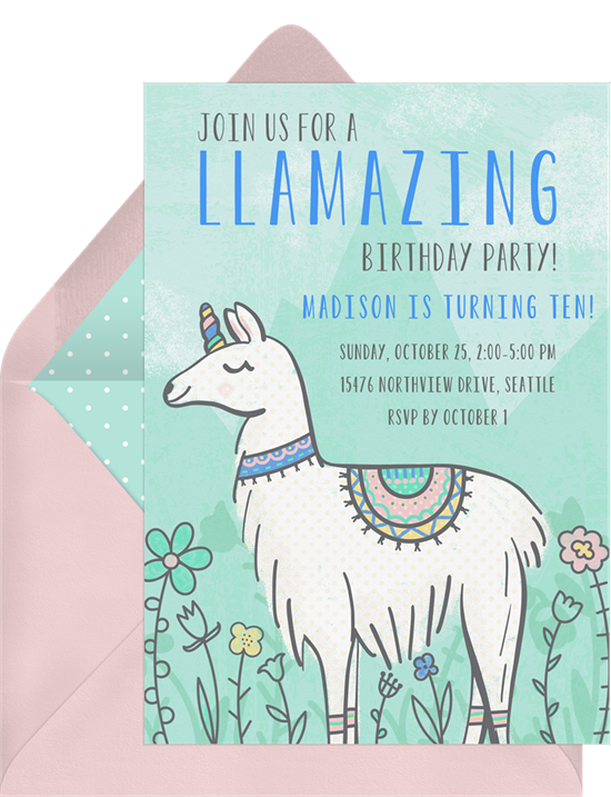 7 of the Most Adorable Unicorn Invitations - STATIONERS