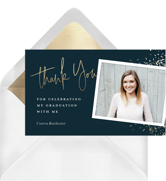 10 Graduation Thank You Cards To Send To Your Personal Cheer Squad