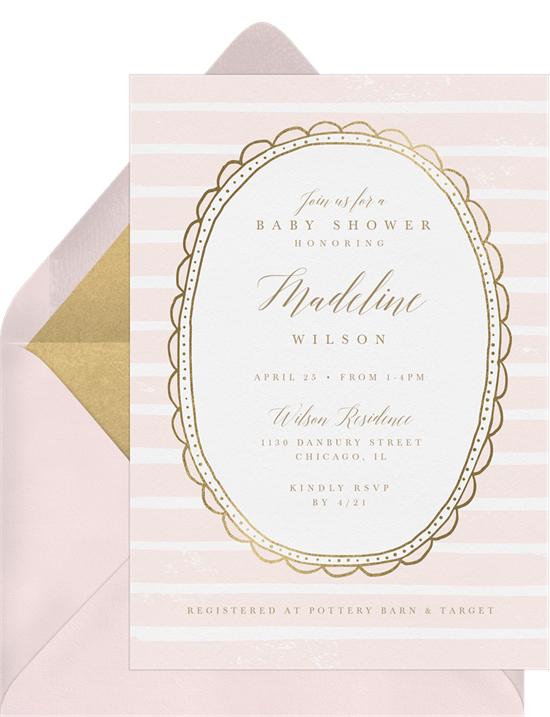 Baby shower invitation wording For Girls