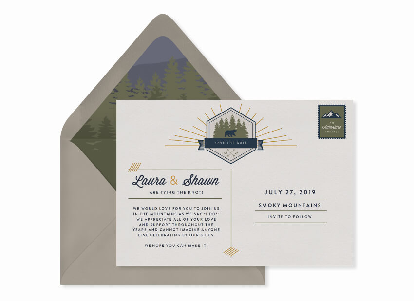 Unexpected Wedding Invitations