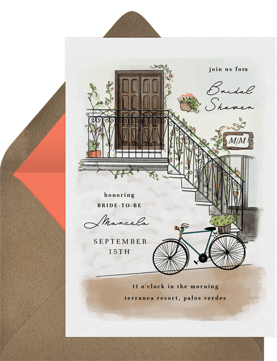 Quaint Entry Invitation from Greenvelope