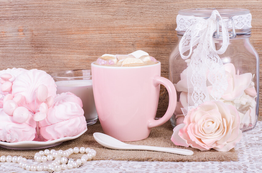 Princess baby shower: set of princess accessories