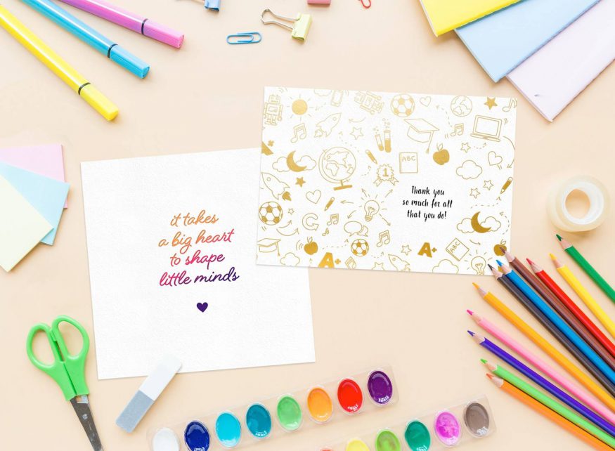 Make Your Teacher Smile with These Teacher Appreciation Cards