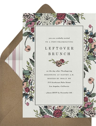 Vintage Charm invitation