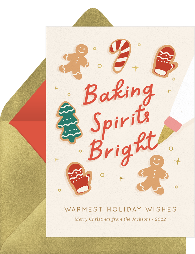 Baking Spirits Bright Cards Greenvelope