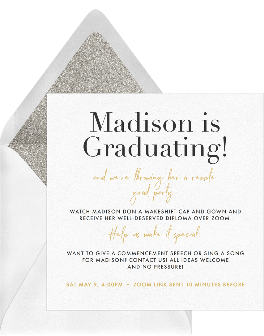 Celebrating Anyway Invitations | Greenvelope.com, image size:854x1086