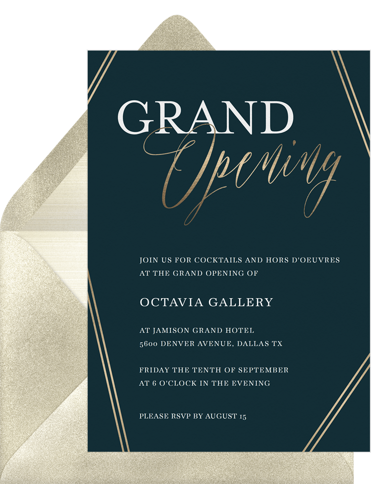 Grand Opening Invite 