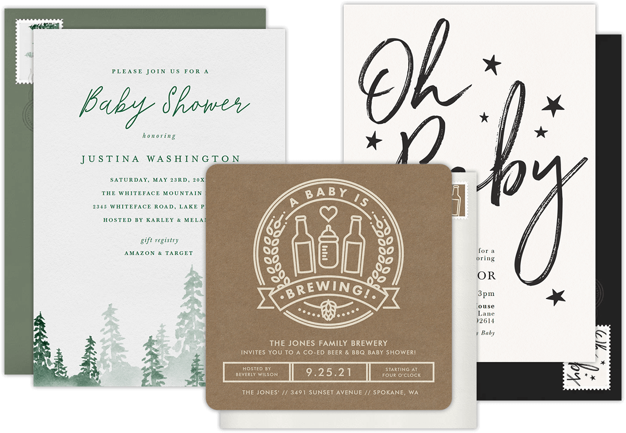 Email Online Baby Shower Invitations that WOW 