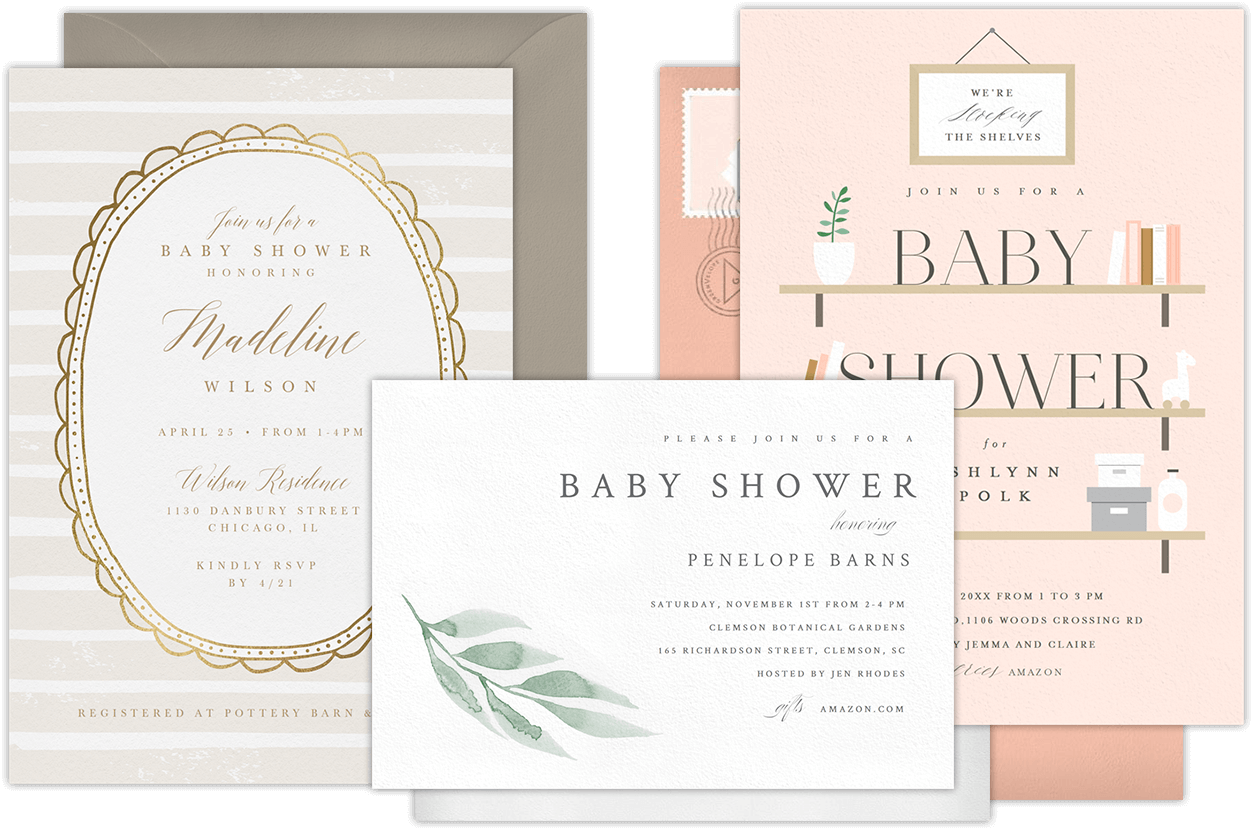 Email Online Baby Shower Invitations that WOW!